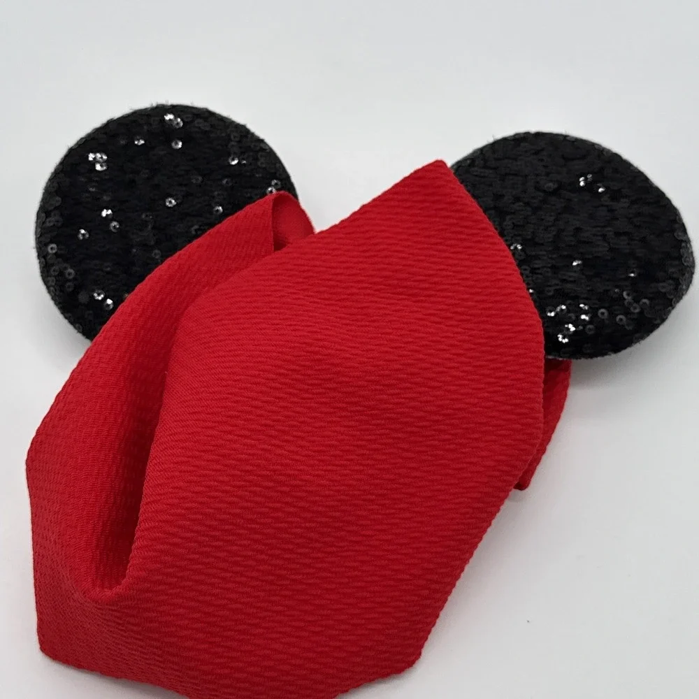 Minnie Ears Headband Sequins Soft Band Excellent Condition